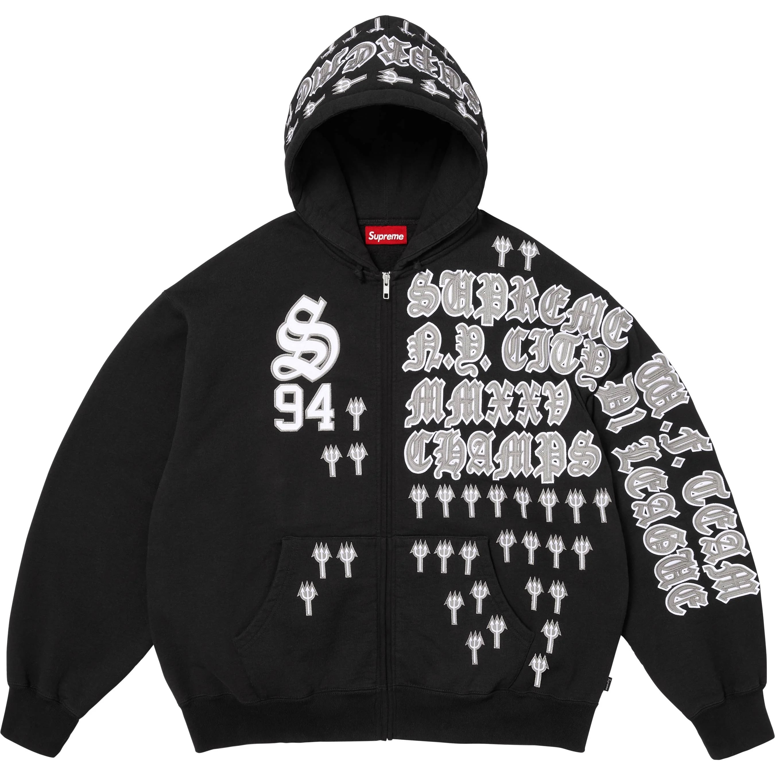 League Champs Zip Up Hooded Sweatshirt view 13